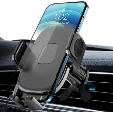 Besank Car Air Vent Phone Holder, 2023 Upgraded Built in Metal Hook Clip], Compatible with iPhone 14 and More Smartphones