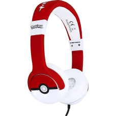 OTL Technologies PK0758 Kids Headphones - Pokémon Pokéball Wired Headphones for Ages 3-7 Years