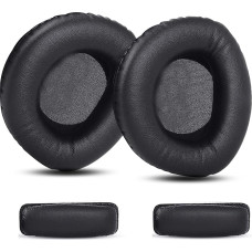 DowiTech Professional Ear Pads Cushion Replacement Ear Pads Compatible with Sennheiser HDR160 HDR170 HDR180 Headphones for RS160 RS170 RS180 RF System, Ear Pads with Soft Protein Leather