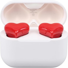 Wireless Earphones Heart Shape, Stylish Lightweight Bluetooth Headphones with Stereo Sound Quality, Portable Headphones with Earbuds for Gifts