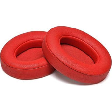 Replacement Protein Faux Leather Ear Pads Compatible with Studio 2.0 Studio 3 B0500 B0501 Wired Wireless Over Ear Headphones (Red)