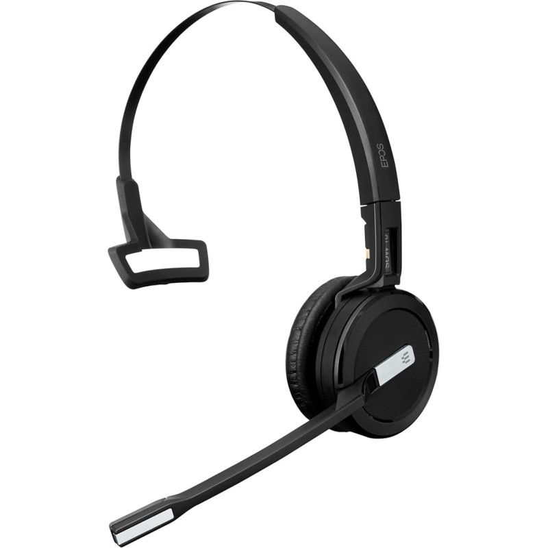 EPOS Impact SDW 5016, Einseitiges kabelloses DECT-Headset Triple-Konnektivität, Noise Cancelling-System, Optimiert für