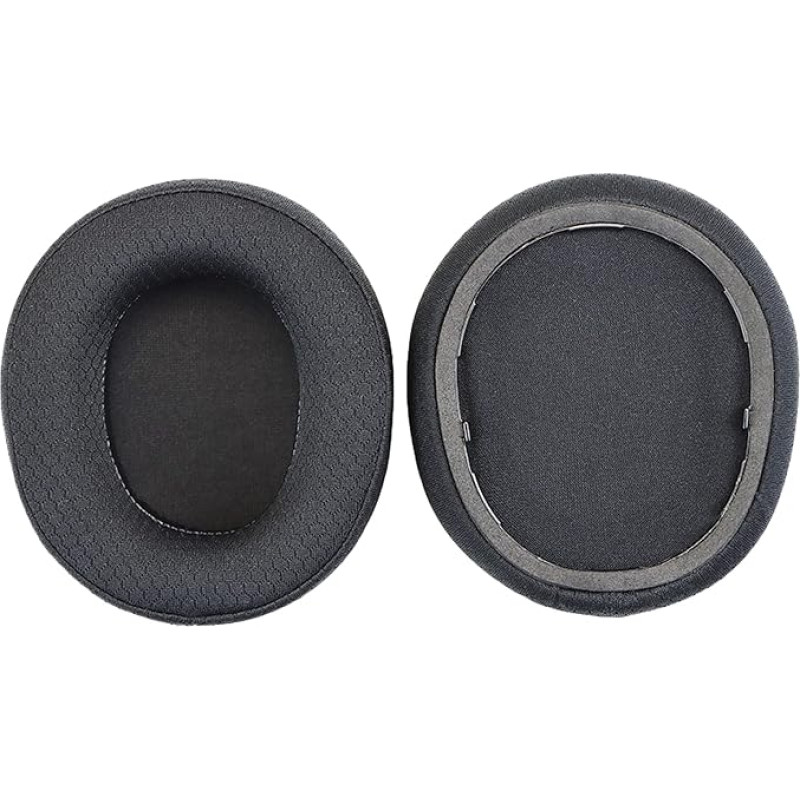 Yaowanguan Nova Pro Wireless Ear Pads Cushions for SteelSeries Arctis Nova Pro Wireless Multisystem Gaming Headset, Black Clip Repair Ear Cups Made of Breathable Fabric and Memory Foam