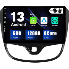 SXAUTO Android 13 - [6G + 128G, Octa-Core] - IPS Car Radio for Opel Karl/VinFast/Fadil (2017-2020) - Carplay Android Car - Camera + Mic - 360-CAM DAB Steering Wheel Control WiFi Bluetooth - 2 DIN 10.1