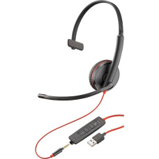 Plantronics 209746-101 Blackwire UC-Kopfhörer C3215, schwarz