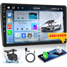 Inefala Upgrade 8 Core 4G + 64G Car Radio Android 13 for Fiat Egea 2015 2016 2017 2018 2019 2020, 9 Inch Touchscreen Radio with Wireless CarPlay, Android Car, GPS, WiFi, RDS, DSP, 59UI, Rear View