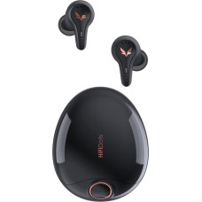 mifo FiiTii HiFiDots Wireless Earphones Active Noise Cancelling, aptX Lossless Sound Quality Bluetooth Headphones QC3071, APP for Custom EQ, IPX7 Waterproof Small Earbuds, Black