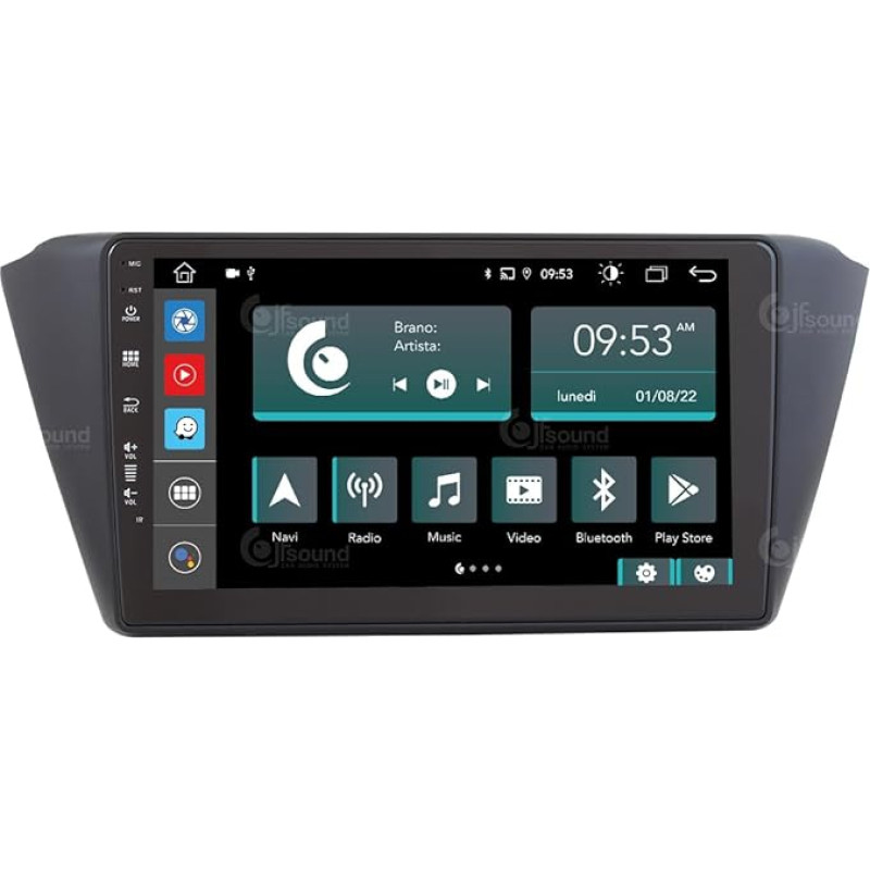 Personalised Car Radio for Skoda Fabia Android GPS Bluetooth WiFi USB DAB+ Touchscreen 9 Inch 8Core Carplay Android Car