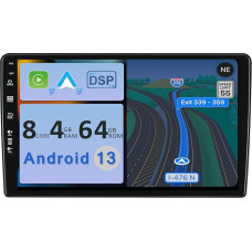 YUNTX [4GB+64GB] Android 13 Autoradio für Citroen Berlingo (2008-2019)-[Integriertes CarPlay/Android Auto/DSP/GPS]-9”IPS 2.5D-Kamera+MIC-DAB/Lenkradsteuerung/Mirror Link/Bluetooth 5.0/360 Kamera