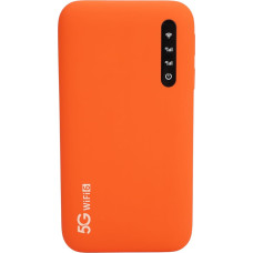 Nešiojamasis 5G WiFi prieigos taškas, 2,4 GHz 5,8 GHz WiFi 6, mobilusis prieigos taškas su SIM kortelės lizdu, 16 bendrų įrenginių, 6100MAH, kelioninis WiFi įrenginys telefonams, nešiojamiesiems kompiuteriams, planšetiniams kompiuteriams