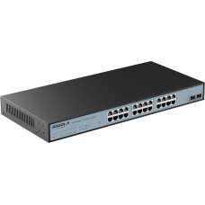 SODOLA 24 Port 2.5Gbit Smart Web Managed Switch, 24 x 2.5G Base-T Ports, 2 x 10G SFP+, Link Aggregation/QoS/VLAN/IGMP, 1U Mounted 2.5G Network Switch