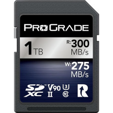SD UHS-II 1 TB kortelė V90 - iki 250 MB/s įrašymo greitis ir 300 MB/s skaitymo greitis | Profesionalių filmų kūrėjams, fotografams ir turinio kuratoriams - iš 