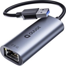QUUGE USB-2.5G Ethernet adapteris Aliuminio RJ45 tinklo LAN nešiojamojo kompiuterio adapteris