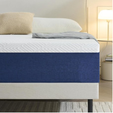 Yocreat 20 cm mažas dvivietis gelio atminties putų čiužinys, mažinantis spaudimą, vidutinio kietumo pojūtis su vėsinančiu užvalkalu, kvėpuojantis čiužinys, mažas dvivietis, 120 cm x 190 cm