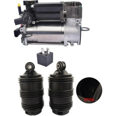 Automobilių pakaba Strut oro spyruoklė E klasės S211 E 200 220 280 320 350 AP02 poros oro pakaba gale + kompresorius 2113200925 2203200104 Oro šaltiniai Strut