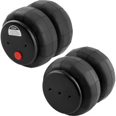 1 Paar Universal-Luftfeder D2600 Tasche 2600lbs kompatibel for GM Silverado kompatibel for Sierra 1500 SUV