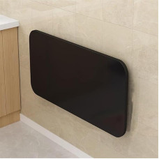 Wandmontierter Klapptisch, platzsparender Hängetisch für Esszimmer, Schlafzimmer, Arbeitszimmer, Küche, Wäsche (schwarz, 70 x 40 cm), vielseitiges und kompaktes Design