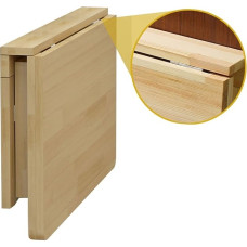 Klapptisch zur Wandmontage, robust, zusammenklappbar, Werkbank & Frühstücksbar, platzsparender Esstisch, Größen: L 40–120 cm (L x B x H)