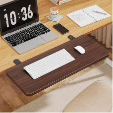 Sulankstomas klaviatūros padėklas, ergonomiškas rašomojo stalo prailgintuvas, lengvas montavimas, biuro rašomojo stalo prailgintuvas, reguliuojamas darbo vietos organizatorius, didina komfortą ir produktyvumą