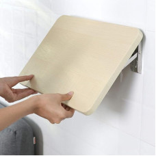 Kompakter Klapptisch zur Wandmontage, platzsparender Schreibtisch mit schwebenden Regalen für kleine Räume, vielseitige zusammenklappbare Aufbewahrungslösung aus Holz