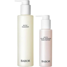 BABOR valomasis rinkinys HY-Oil ir Phyto Reactivating, valomasis duetas, skirtas pavargusiai odai, giliai valo poras, su aliejumi ir žolelių ekstraktu, 2 vnt.