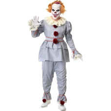 MOMOSTAR Pennywise Costume for Men, Halloween Clown Costume, Horror with Pennywise Mask, Killer Clown Outfits, Adult for Halloween, Carnival, Cosplay