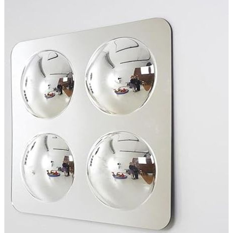 TickiT 72406 Didelė akrilo veidrodinė plokštė su 4 kupolais, vienas dydis