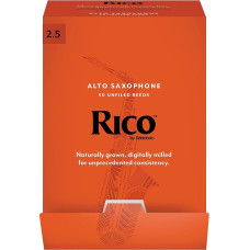 Rico RJA0125-B50 by D'Addario Alto saksofono stygos, stiprumas 2,5, 50 vnt.