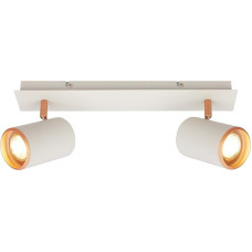 BRILONER - Swivelling Ceiling Light GU10 Socket Max 9W Ceiling Light Lamp Living Room Lamp Bedroom Lamp Kitchen Lamp Ceiling Spotlight Ceiling Lighting 40cm Light Grey Coffee