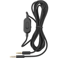 ECSiNG Microphone Headphone Audio Extension Cable 2 m Headset Extension Cable for Laptops Tablets Music Player Compatible with Logitech G Pro X G233 G433