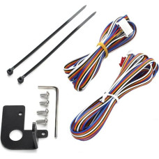 DollaTek 3D spausdintuvo dalys Jutiklinio kabelio ilgintuvas CR-10 su veržliarakčio varžto laikikliu Jungiamasis kabelis 3D spausdintuvo priedai