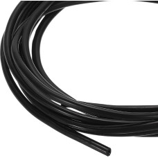 3 m Silikon-Kabelschlauch, 2 mm, schwarzer Silikonschlauch, Kabel-Organizer, Draht-Abschirmung, Ummantelung