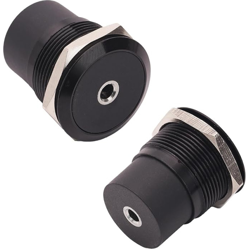 PENGLIN TRS 3,5 mm stereofoninio skydelio montavimo adapteris, moteriškas ir moteriškas skydelio montavimo lizdas, jungtis per ausines, išmaniuosius telefonus ir garso įrenginius, 2 vnt.