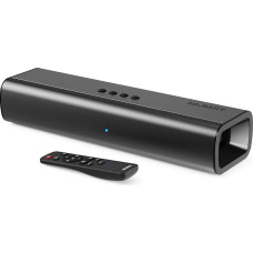 MAJORITY Naga 40 Soundbar for TV Devices, Bluetooth Soundbar PC, 80 W 2.0 Speaker for TV, HDMI ARC, 40 cm Wall Mountable Mini Sound Bar, Small, Speaker Sound System with Remote Control