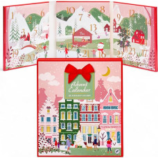 MIJOMA Teekalender Wintertraum - Adventskalender mit 24 exklusiven Teesorten - aromatisierter Schwarztee, Grüntee & Kräutertee - Geschenkidee für die Vorweihnachtszeit