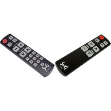 Seki Grande Learning Universal Remote Control Black & Easy Black Large Button Remote Control