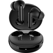 Spigen Audio True Wireless SA-TW S10 Wireless In-Ear Earphones with 30 Hours Playtime, up to 28dB ANC, Transparency Mode, EQ Adjustment, 4 Microphones, Gaming Mode, 10 mm Driver, IPX5 - Black