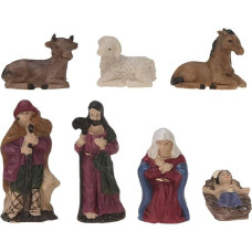 Well Home 7-teiliges Weihnachtskrippenfiguren-Set mit realistischen Details und verschiedenen Größen