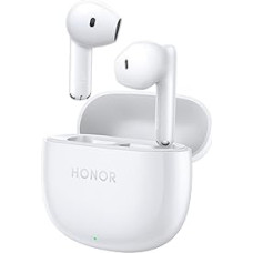 HONOR ausinės X6 su įkrovimo dėžute - baltos spalvos