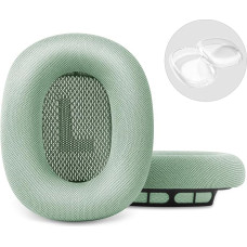 TSYUCXH Ersatz-Ohrpolster für Apple AirPods Max Kopfhörer, Netzstoff-Ohrpolster mit Memory-Schaum und Magnet für AirPod Max + weiche TPU-Schutzhülle für Airpod Max