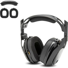WC Mod Kit A40 - Cooling Gel Ear Pads + Headband Replacement Compatible with Astro A40 Gen 4 and A40 TR by Wicked Cushions | Improved Comfort, Cooling and Durability | Black