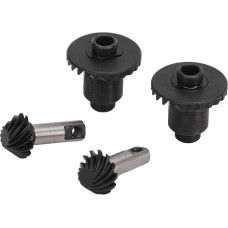 Tbest Zahnräder, Stabilität Aluminiumlegierung 24T 12T RC Frontmetall -Hinterachradersatz für RC -Auto