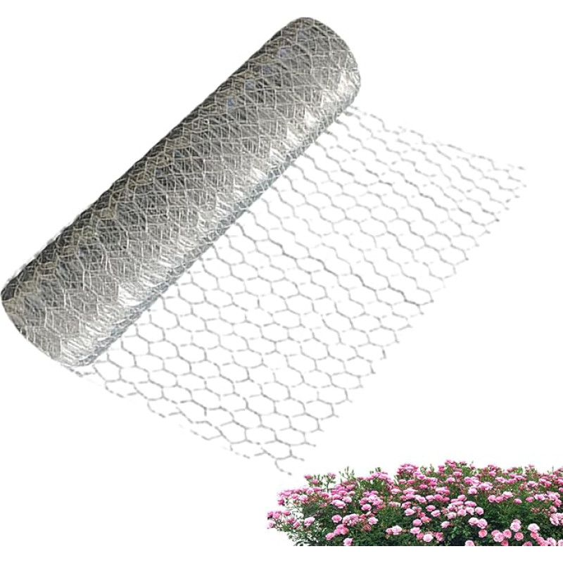 Vištienos viela - naminių paukščių vielos tinklas, viščiukų vielos tvoros tinklelis, patvarus šešiakampis geležinis gyvūnų barjeras, tvirtas sodo aptvaras, žemės ūkio vielos tinklo konstrukcijos namams, ūkiui, sodo naminiams paukščiams