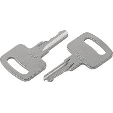 Zilimontt 455 Zündschlüssel 8er Set Kompatibel mit schweren Baumaschinen Geräten wie Gabelstaplern und Aufzügen, langlebiges Eisen für Ersatz- und Ersatzausrüstung