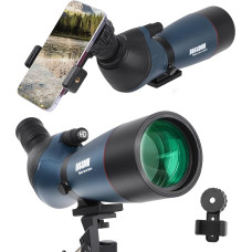 Spektiv, Ultra HD 25-75 x 70 Teleskop, Dual-Fokussierung, ED, wasserdichtes Zielfernrohr, FMC-Objektiv, BAK4-Prisma mit Tragetasche, Stativ für Zielschießen, Jagd, Vogelbeobachtung, Wildtierlandschaft