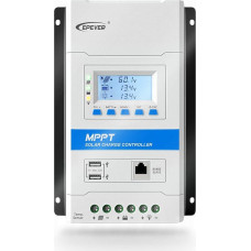 EPEVER® Triron 3210N 30A MPPT Solar Charge Controller 12V/24V Automatic Detection of System Voltage with LCD Display and USB Ports for Household System