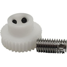 Krumpliaratinė pavara 1 vnt. sliekinių pavarų rinkinys su 1:60 greičio santykiu, 0,8 modulis, 60 dantų, POM sliekinė pavara, 0,8 m sliekinis velenas, pavaros perdavimo mechanizmas pagal laikrodžio rodyklę (1