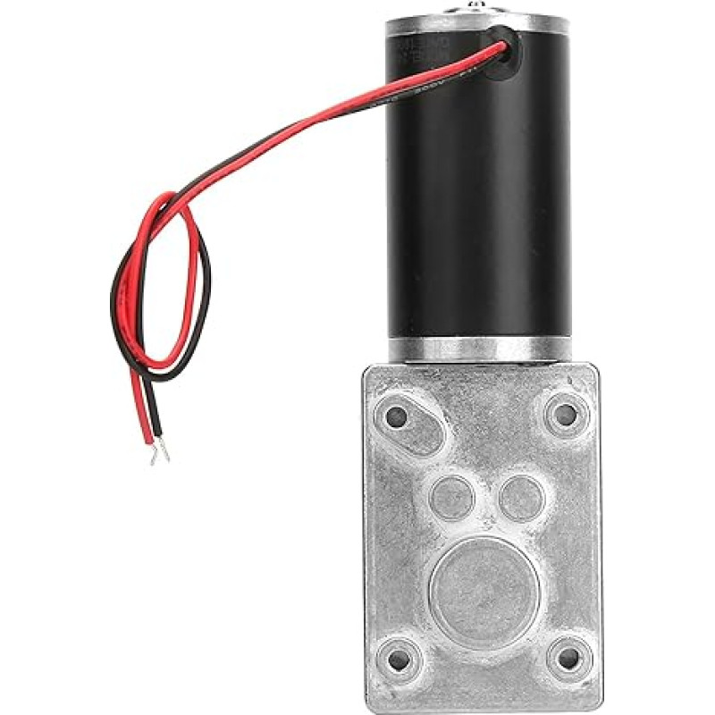 Headerbs Wurmgetriebemotor, 31 Mm Hochgeschwindwindigkeitsreduktionsmotor, Kupferrohr, 12 V, 10 U/Min, Ideal für Vorhangmaschinen und Intelligente Geräte (12 V, 10 U/min)