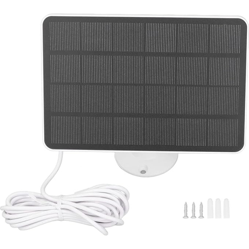 Solarmodule mit geringem Stromverbrauch, wetterfest, verstellbare Solarzellenplatten für Überwachungskameras im Innen- und Außenbereich, monokristalinis silicis