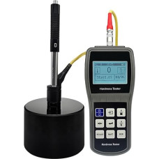 Härteprüfgerät, 6-in-1-Metallhärteprüfer HRC, HL, HB, HB, HV, HS, HRB Metallmessgeräte Edelstahllegierung Kupfermessgeräte Durometer Messgerät messen(D-type Probe All Set)